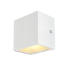 1002033 SLV SITRA CUBE LED светильник настенный IP44 10Вт с LED 3000К, 2х 560лм, 2х 90°, белый